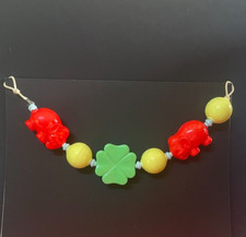 VINTAGE - JOUET ANCIEN HOCHET DE LANDAU POUSSETTE EN PLASTIQUE -  ITALY  1970