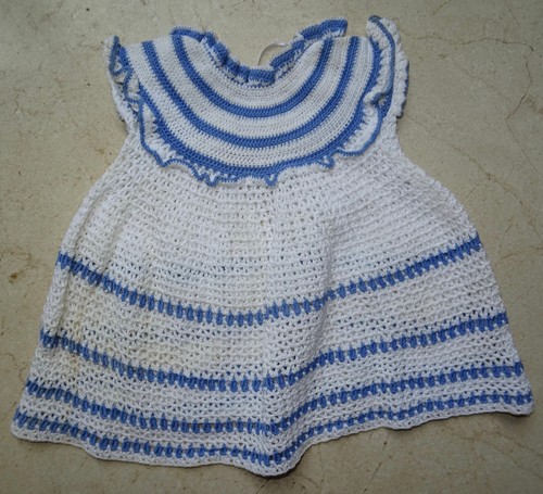Jolie robe ancienne coton - , bb