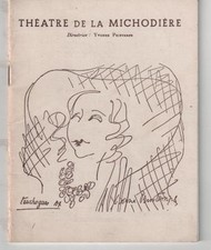 Programme THEATRE DE LA MICHODIERE Yvonne Printemps TOUCHAGUES Le Ciel de Lit 53