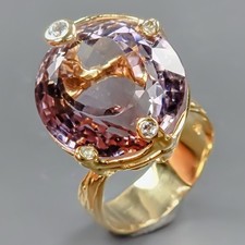 Bague fait main 28 ct bague