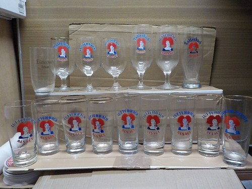 Verre ancien biere - verre,