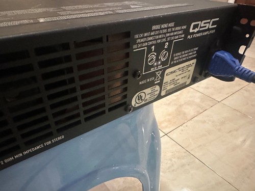 Qsc plx2502 channel - qsc, 2-channel