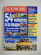 L'AUTOMOBILE magazine 559 VW GOLF GTI 16V-OPEL ASTRA GSi 16V-VOLVO ECC-BMW M3