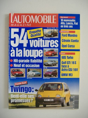Automobile magazine 559 - l'automobile, vw