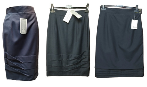 Jupe printemps noire laine - en,