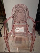 1 Chaise Kartell Loulou Ghost Barbie Modèle Enfant Philippe Starck (prix unité)