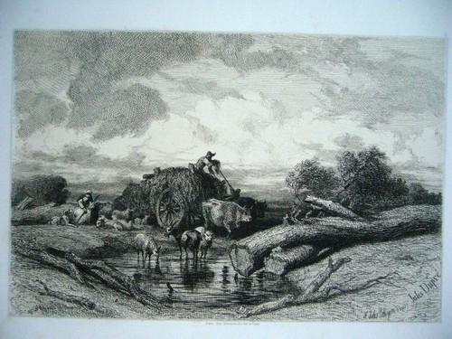 Jules dupré gravure - jules, paysage