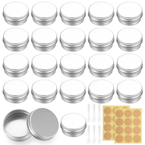 Pcs pots aluminium 15ml - pots, en
