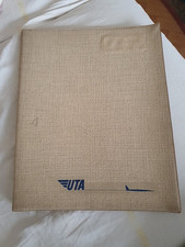 Porte document UTA publicité compagnie aérienne  vintage
