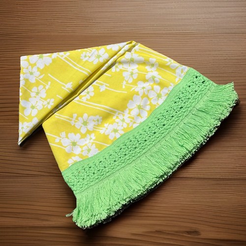 Vintage mcm vibrant tablecloth - vibrant,