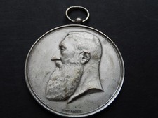 MEDAILLE OOSTENDE INAUGURATION MONUMENT ROI  LEOPOLD II 19 7 1931 DEVREESE 50 mm