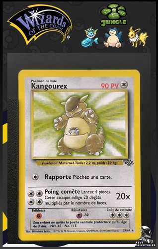 Carte pokémon kangourex 64 - pokémon,