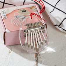 8 Tons Kalimba Acrylique Pouce Piano Mini Accessoires Innovants Instruments OBF