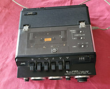 VINTAGE MAGNETOPHONE ENREGISTREUR A CASSETTE JVC PORTABLE 1977