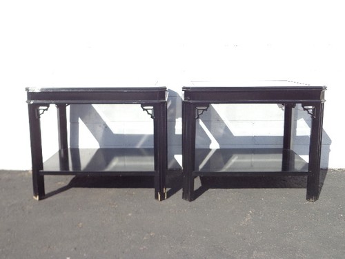 Pair tables fretwork - tables,