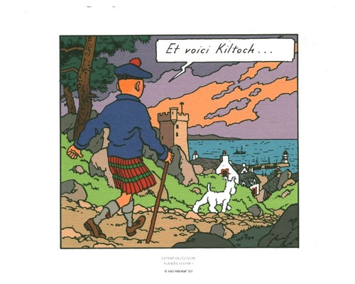 Planches tintin hergé - planches,