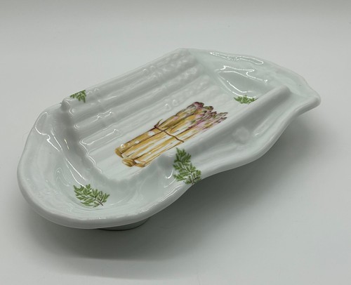 Plat asperges ceramique - a,