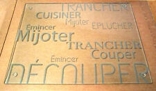 PLANCHE de Travail / Planche à découper en verre transparent avec sérigraphie