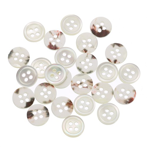 Pièces boutons coquille - 25,