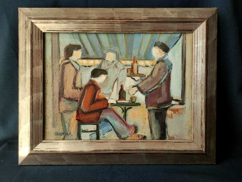 Tableau huile sur toile - huile,