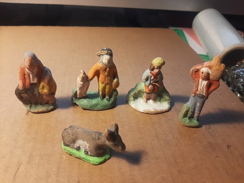 Lot petits santons 6cm - de, 5