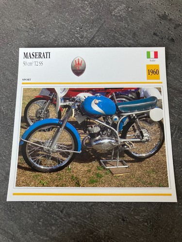 Carte fiche moto collection - carte,