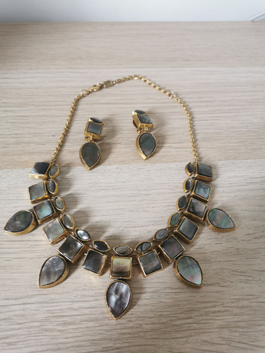 Parure poggi paris nacre - parure, en