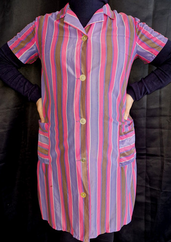 Nylon dederon smock - nylon,