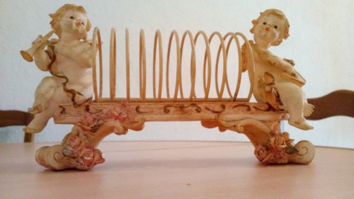 Ancien porte toast menu motif - ancien,