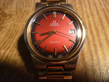 MONTRE DE VILLE OMÉGA GENÉVE AUTOMATIQUE PLAQUÉ OR ELLE FONCTIONNE