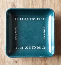 CENDRIER vide poche publicitaire COGNAC CROIZET  ASIETTI & C BESNATE PUBBLICITA