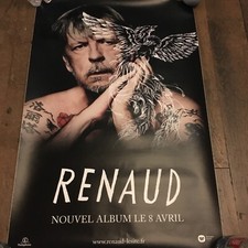 RENAUD - 2016 - RARE POSTER / AUTOCOLLANT PROMO 58X60 CM!!!!