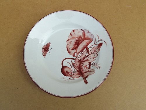 Sarreguemines assiette décor