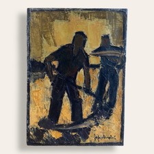 Jef Friboulet, les faucheurs, moissons en Normandie