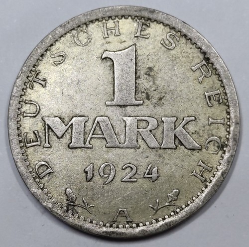 Monnaie argent mark - monnaie, 1924