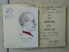 Henri CAPELLE : JOUIS DU JOUR poèmes rabelaisiens, épicuriens, 1951. Bel envoi.