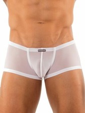 Manstore Bungee Pants Blanc Boxer Lingerie Dessous Sous-vêtements Homme Push-Up