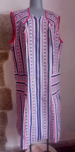 Robe tablier coton vintage - tablier,