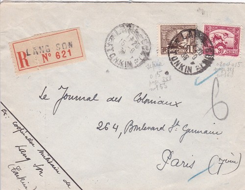 Indochine vietnam lettre - indochine,