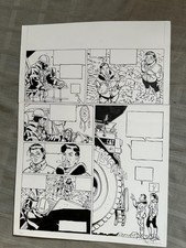 FÉLIX MEYNET LES ÉTERNELS PLANCHE ORIGINALE TOME 5 PAGE 28 35 x 50 cm