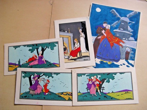 Gouache originale attr rene - attr.,