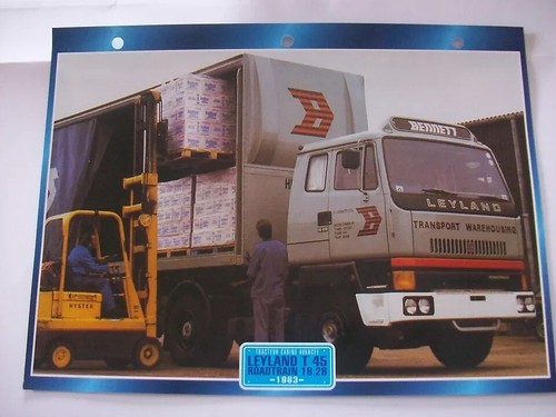 Carte fiche camion tracteur - carte,