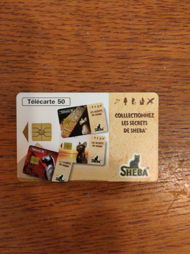 Télécarte variété sheba - télécarte,