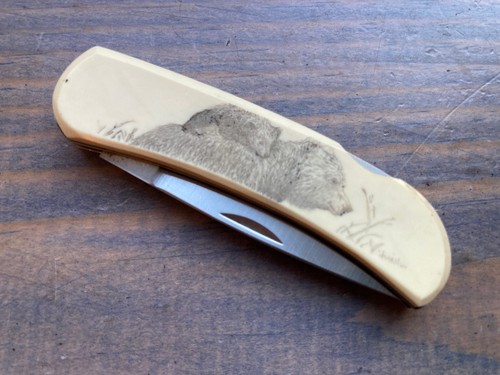 Ancien couteau pliant magnum - ancien,