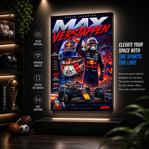 Max verstappen poster canvas - max,