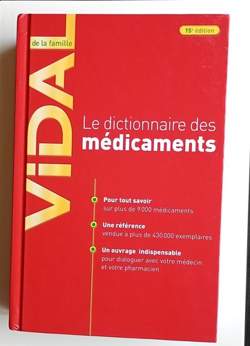 Livre vidal dictionnaire - livre, le