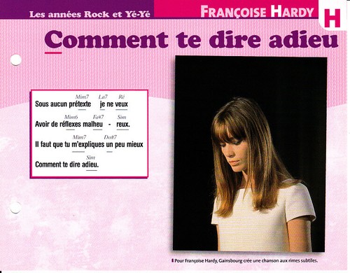 Francoise hardy fiche - -,