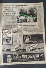 Article du Journal France Soir du 20 avec cirque Jean Richard. Décembre 1983