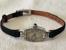 BELLE MONTRE DE FEMME  ART DÉCO  1930  EN OR 18 CARATS  ET DIAMANTS