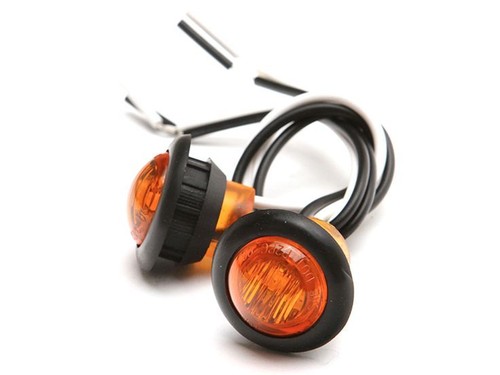 Mini clignotant rond ø28mm - 2x,
